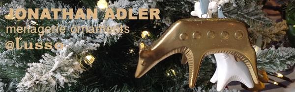 JONATHAN ADLER menagerie ornaments