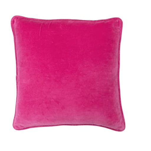 hot pink 22x22 velvet pillow - Home & Gift