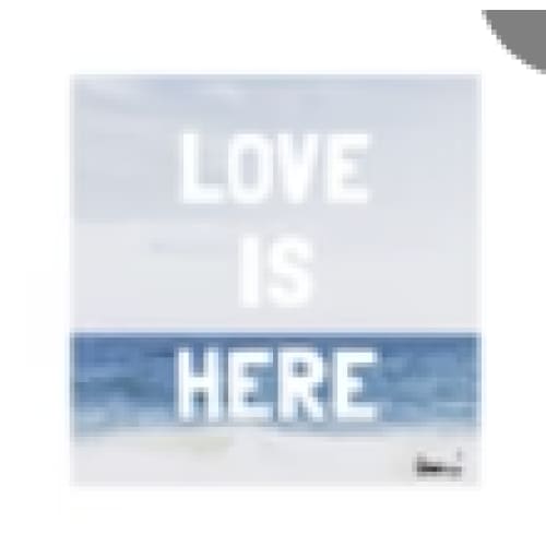 Love is Here Beach Mini Art Print - Home & Gift